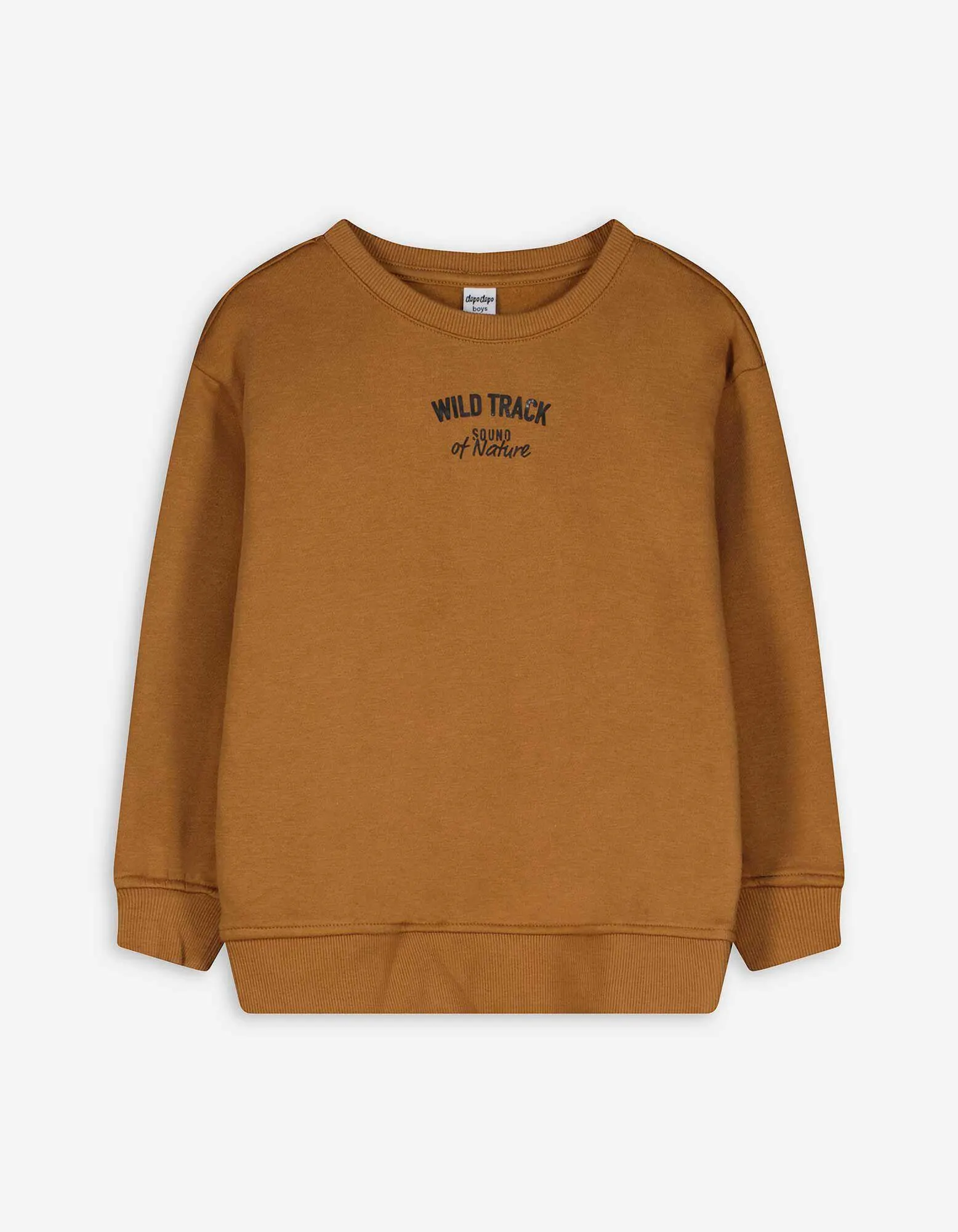 Mikina - Potisk - hneda