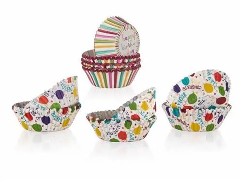 BANQUET Sada cukrářských košíčků PARTY 8,7 cm, 100 ks