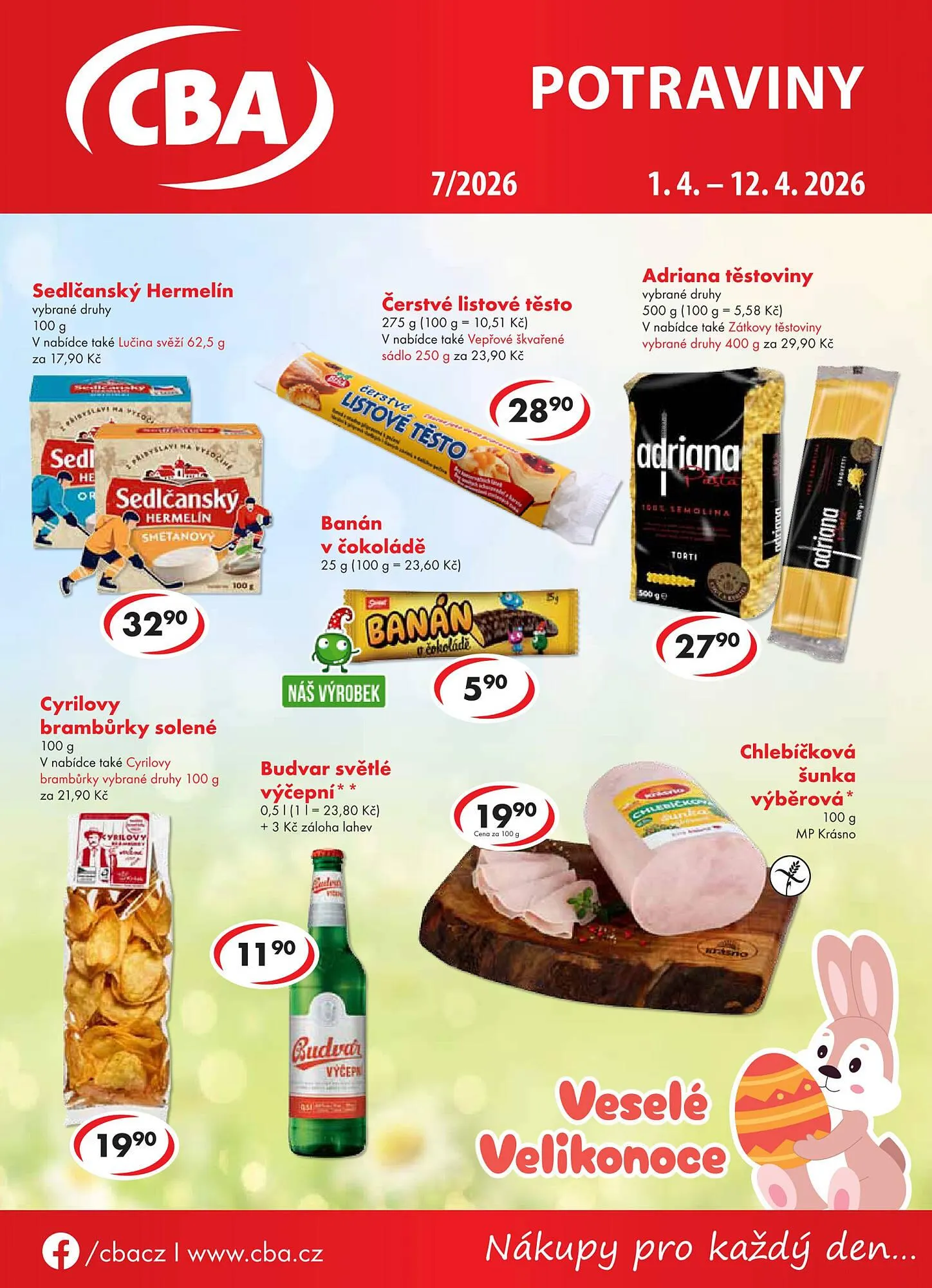 CBA leták - 1. dubna 12. dubna 2026 - Page 1