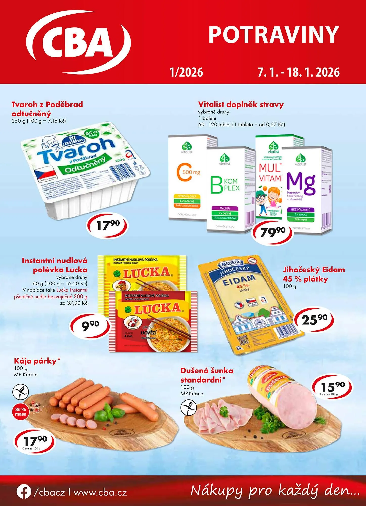 CBA leták - 7. ledna 18. ledna 2026 - Page 1