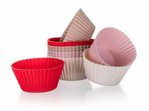 BANQUET Sada silikonových košíčků CULINARIA Red 6 cm, 12 ks