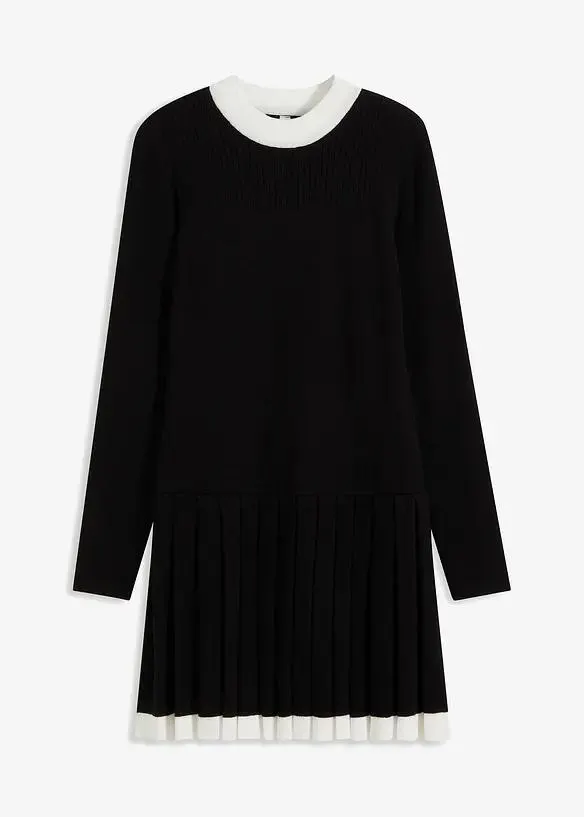 Pletené šaty z viskózové směsi