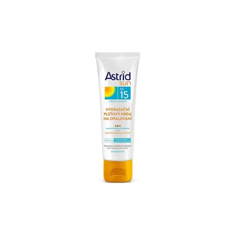 Astrid Sun OF 15 hydratační pleťový krém na opalování, 75 ml