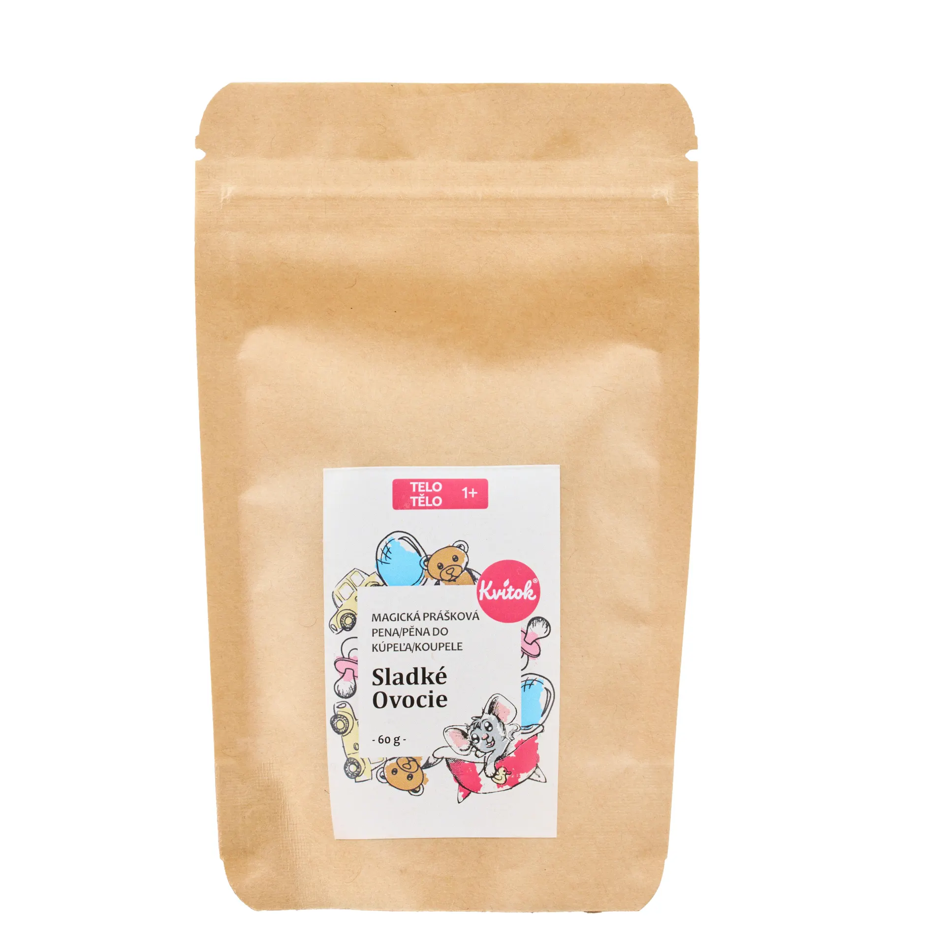 Kvitok Magická pěna do koupele Sladké ovoce -