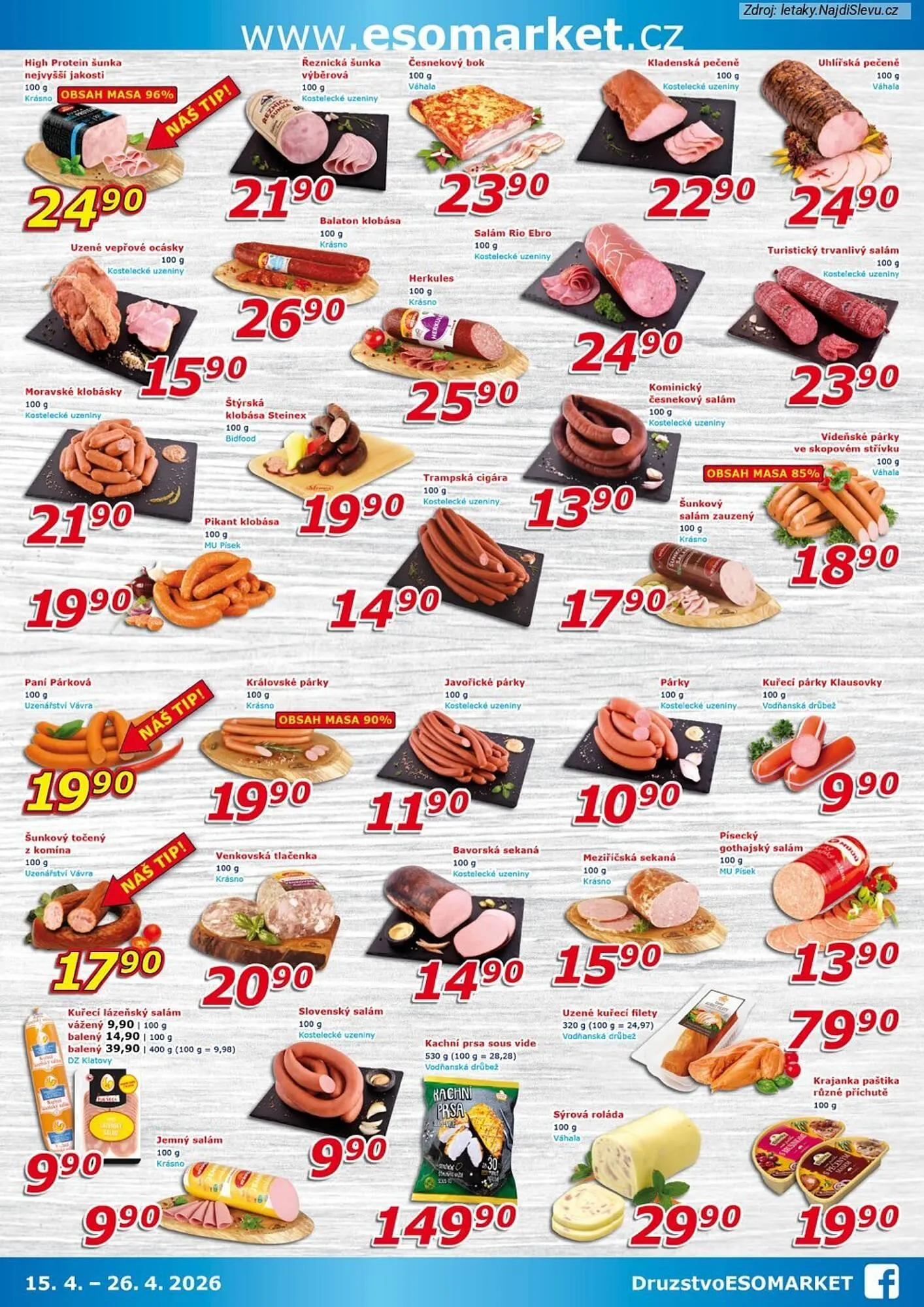 ESO MARKET leták - 15. dubna 26. dubna 2026 - Page 2