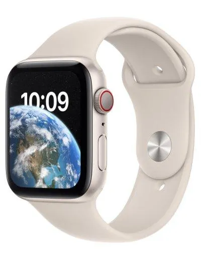 Apple Watch SE (2022) Cellular 40mm hliníkové pouzdro - hvězdně bílá