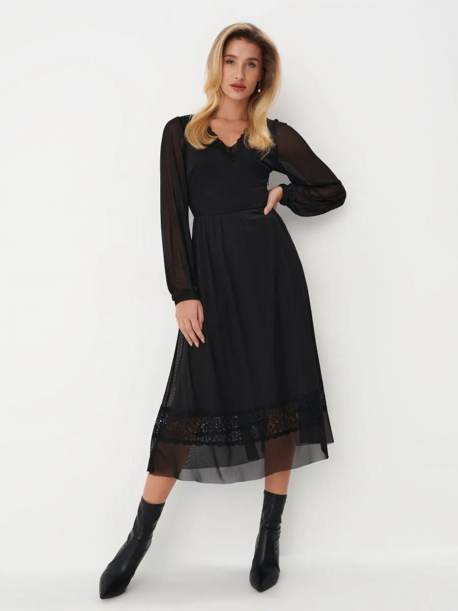Rochie midi neagră