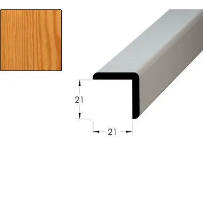 Spálenský Rohová lišta borovice/smrk 70 x 2,1 x 2,1 cm