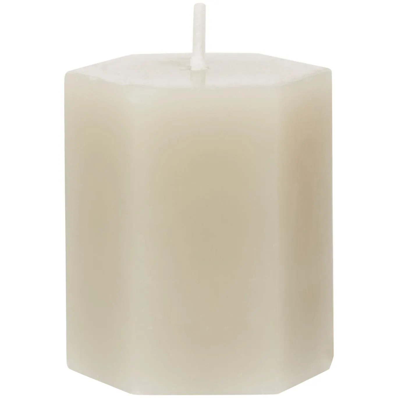 Mini candela esagonale