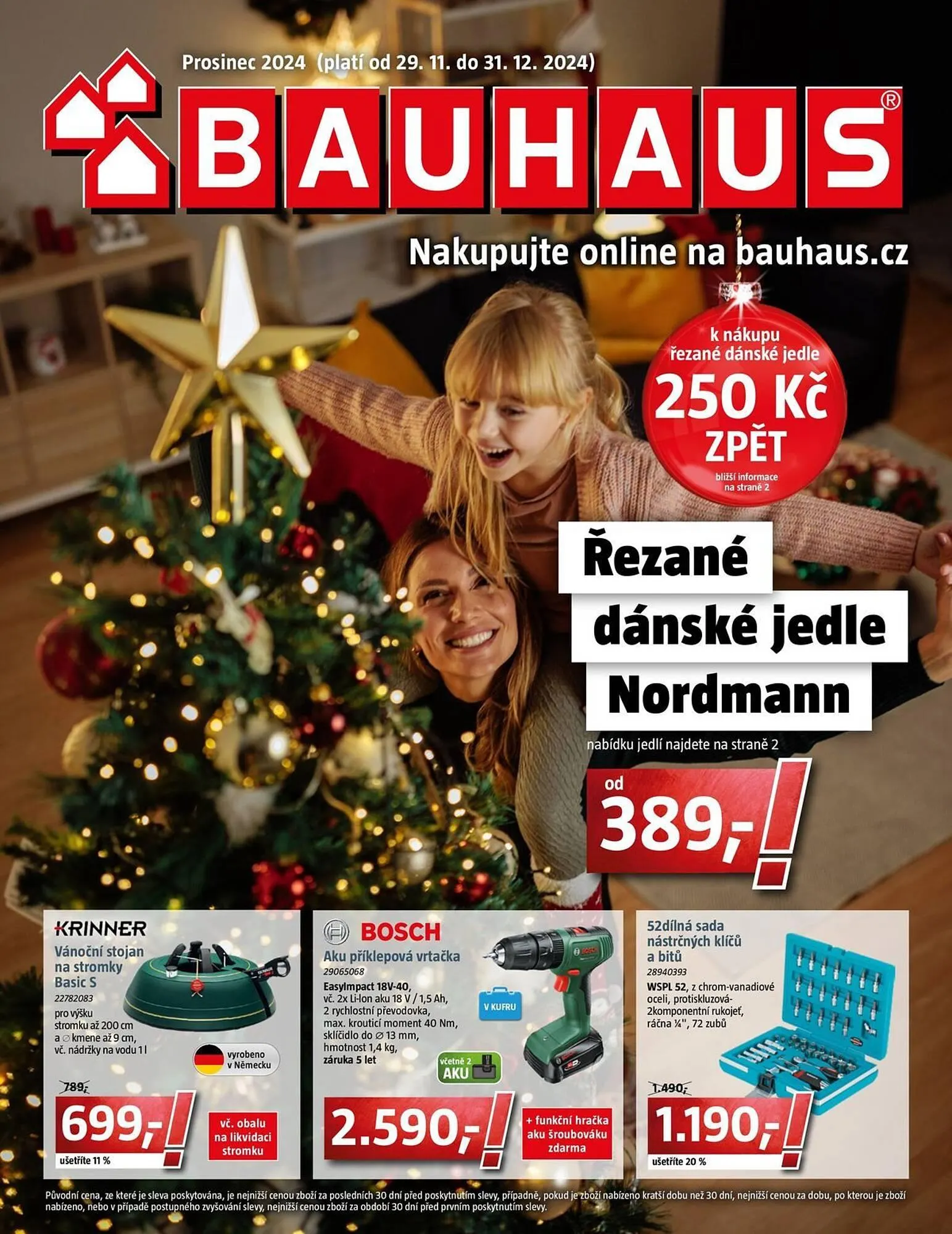 Bauhaus leták - 29. listopadu 31. prosince 2024 - Page 1