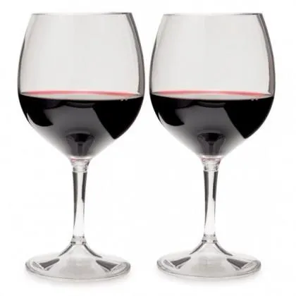 GSI Outdoors Nesting Red Wine Glass Set