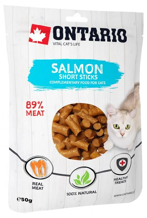 Pochoutka Ontario lososové krátké tyčinky 50g