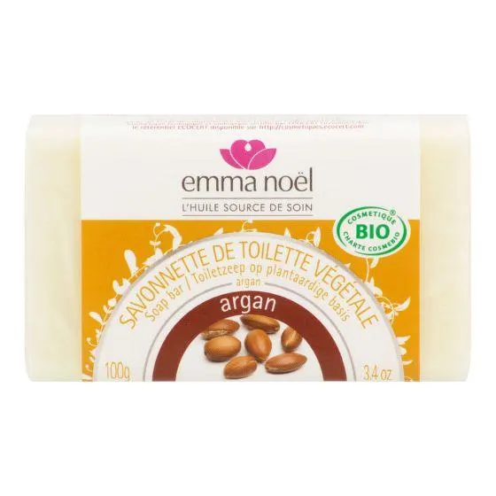 Mýdlo rostlinné argan 100 g BIO EMMA NOËL