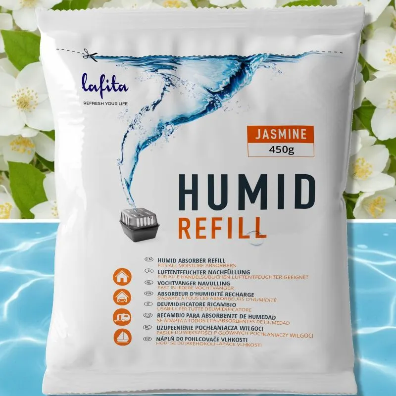 Náplň do pohlcovače vlhkosti Lafita jasmín 450g