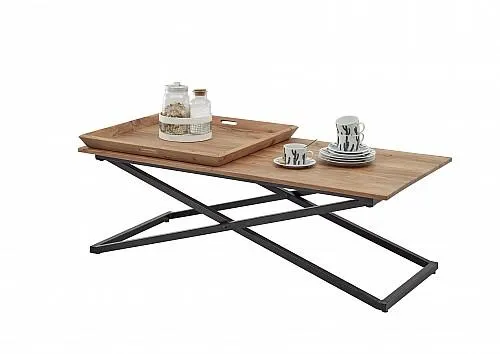 Konferenční stolek ALLROUND akácia / černá