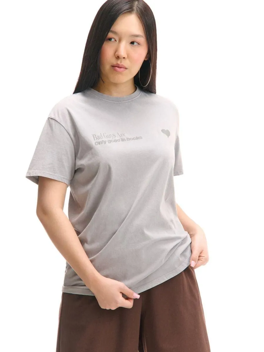 Tričko se sepraným efektem a potiskem