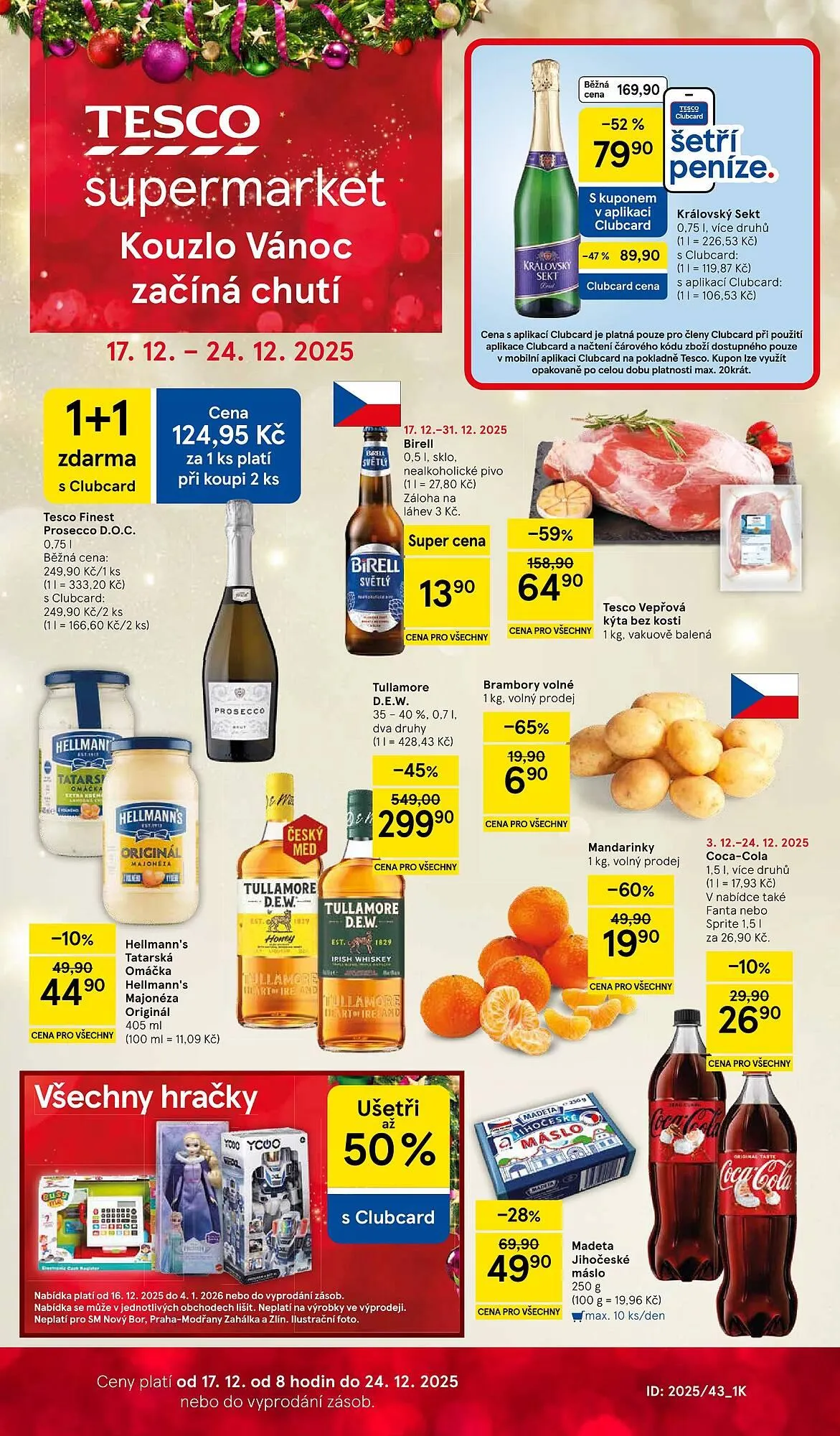 Tesco leták - 17. prosince 24. prosince 2025 - Page 1
