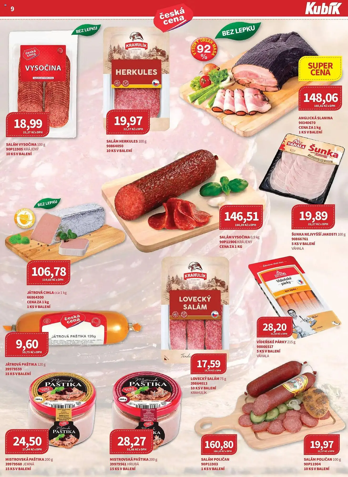 Kubík potraviny leták - 1. března 31. března 2026 - Page 9