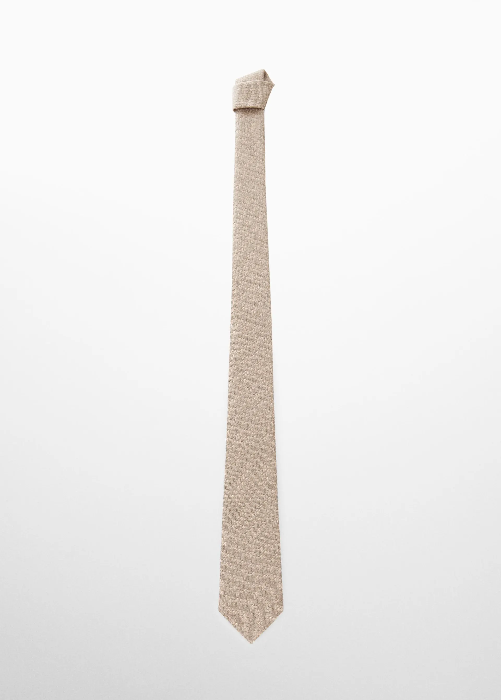 Kravata se strukturou bavlna a len