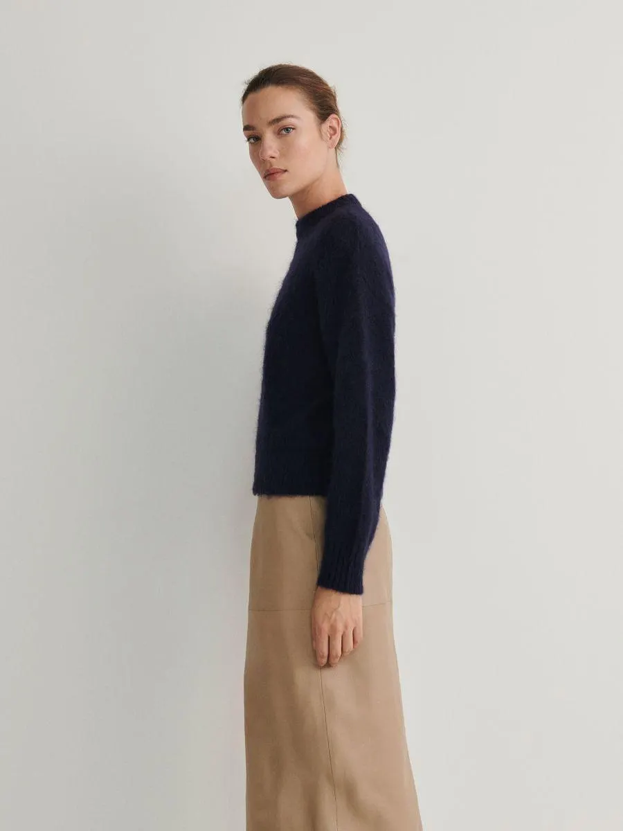 Pulover cu adaos de lână