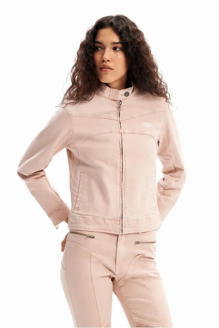 bunda Desigual California rosa pastel