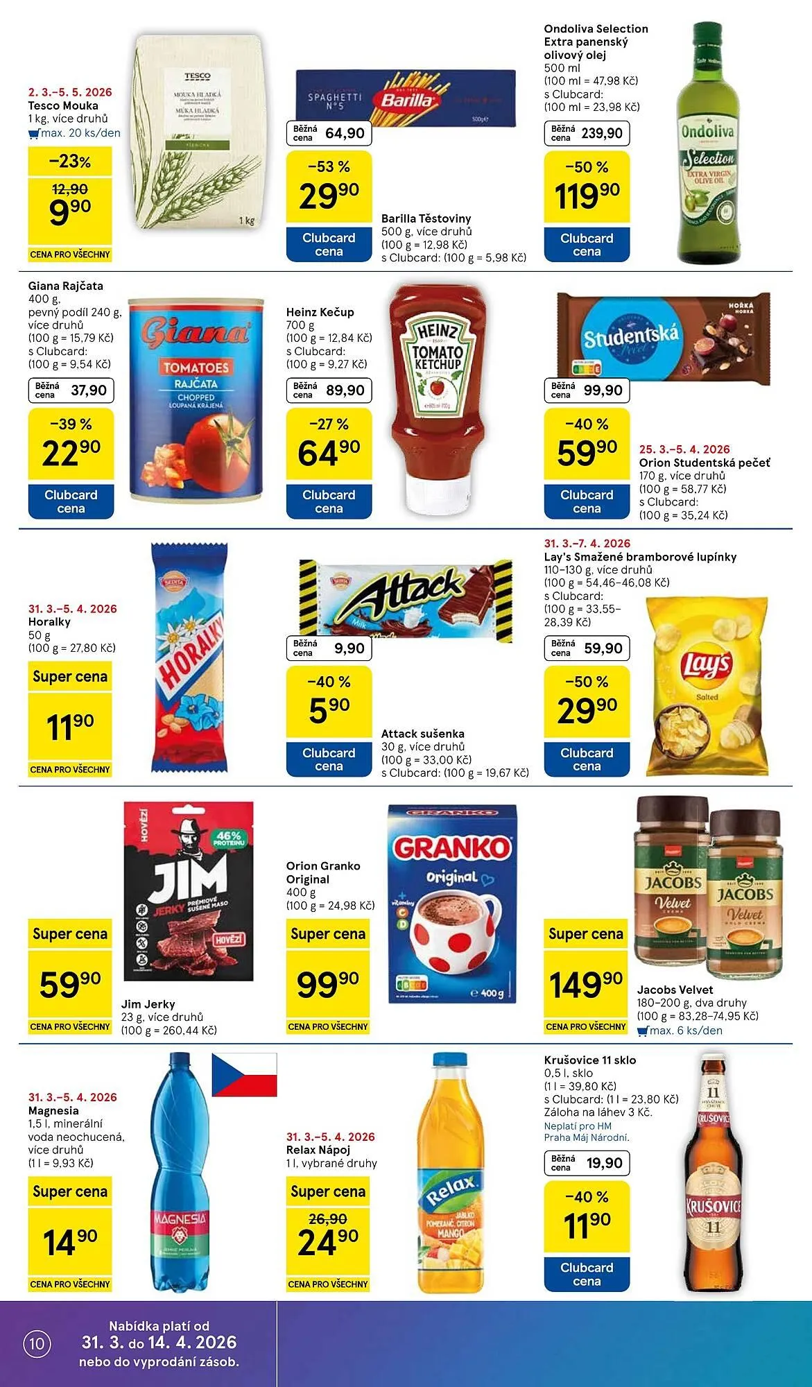 Tesco leták - 31. března 5. dubna 2026 - Page 10