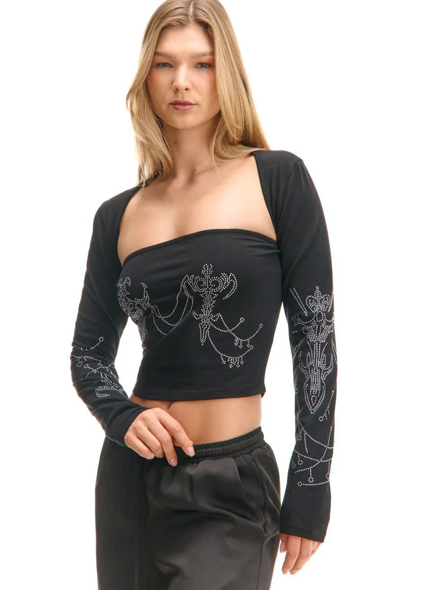 Halenka se čtvercovým výstřihem