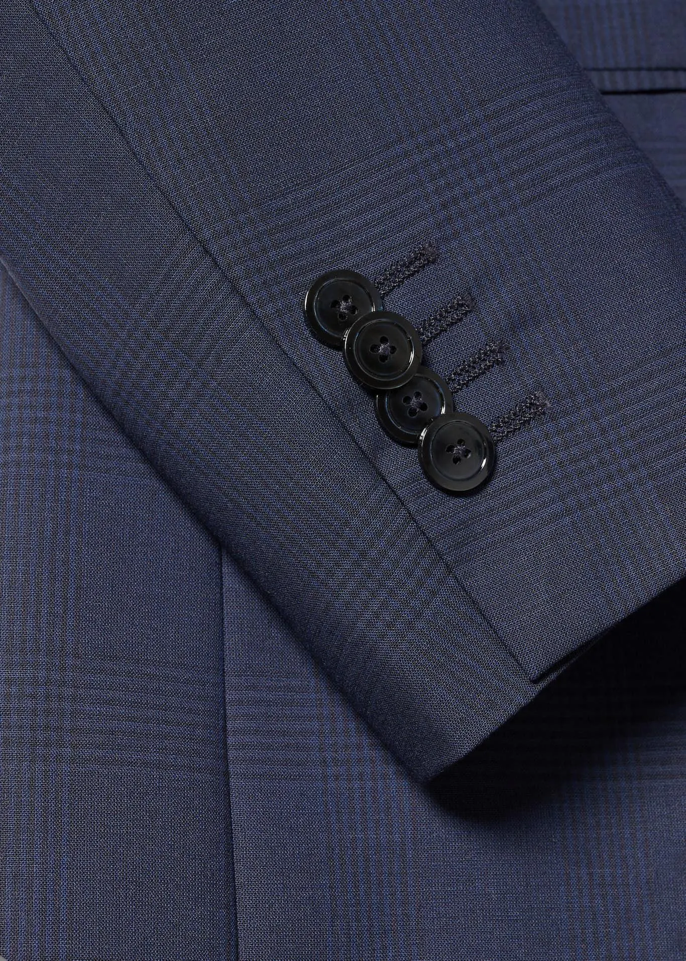 Vlněné oblekové sako slim fit