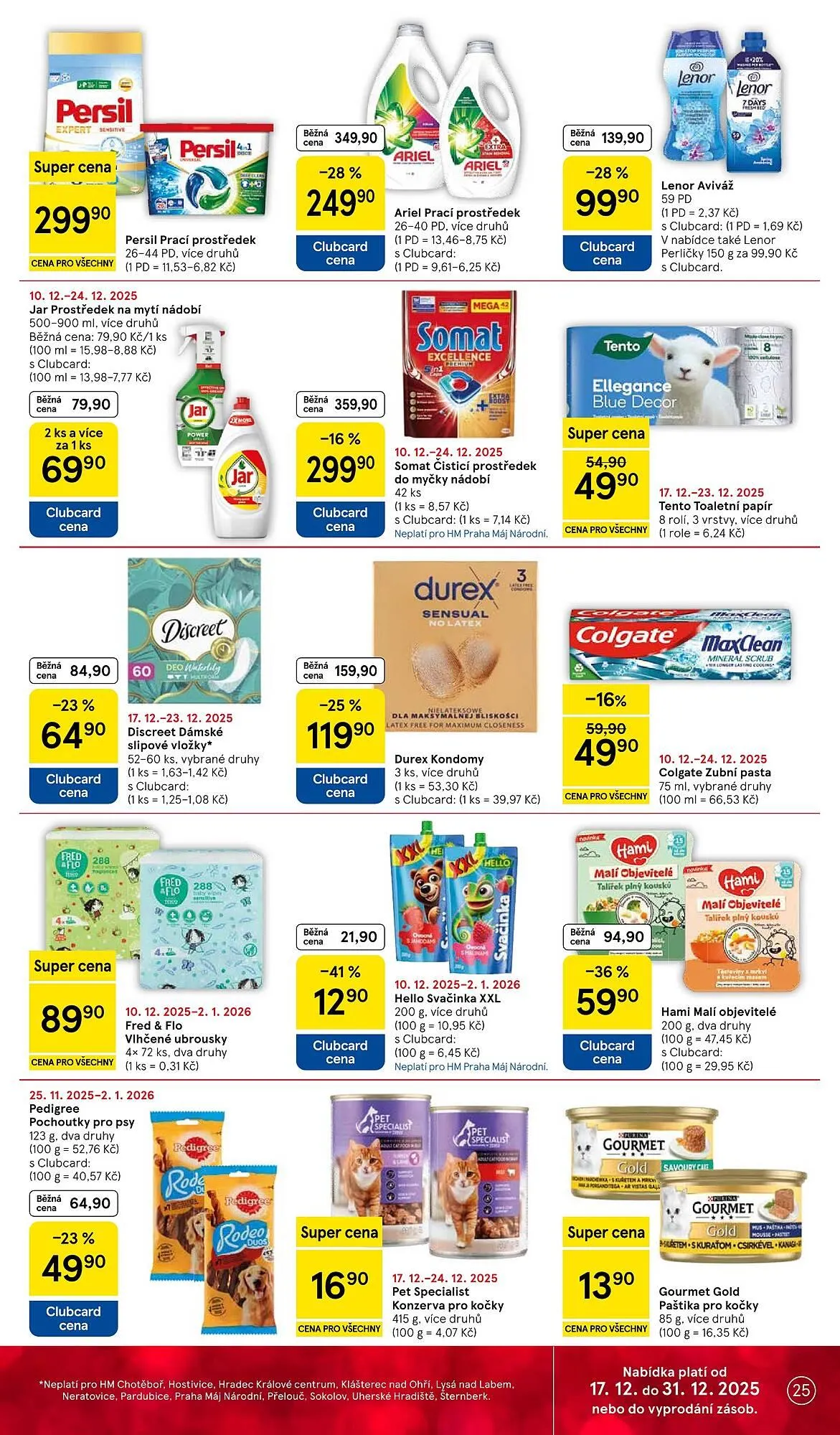 Tesco leták - 17. prosince 24. prosince 2025 - Page 25