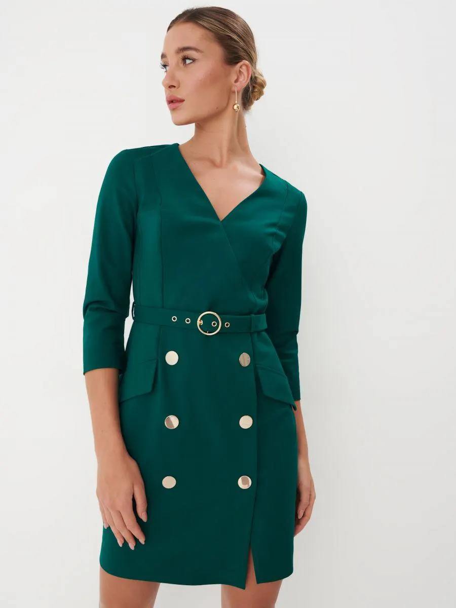 Dámské šaty s páskem