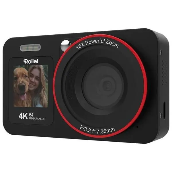 Digitální fotoaparát Rollei Compactline 64 Dual Screen černý