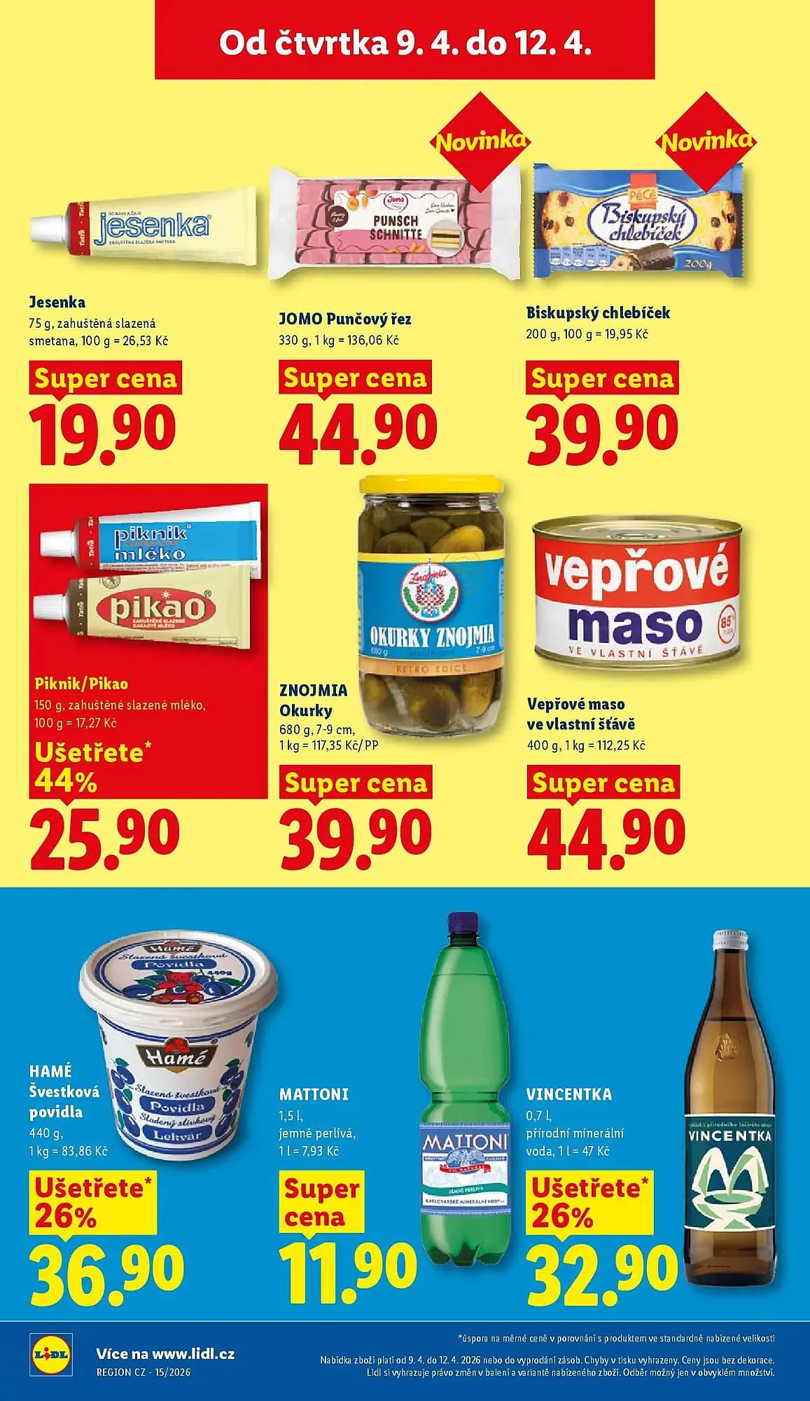 Lidl leták - 9. dubna 12. dubna 2026 - Page 16