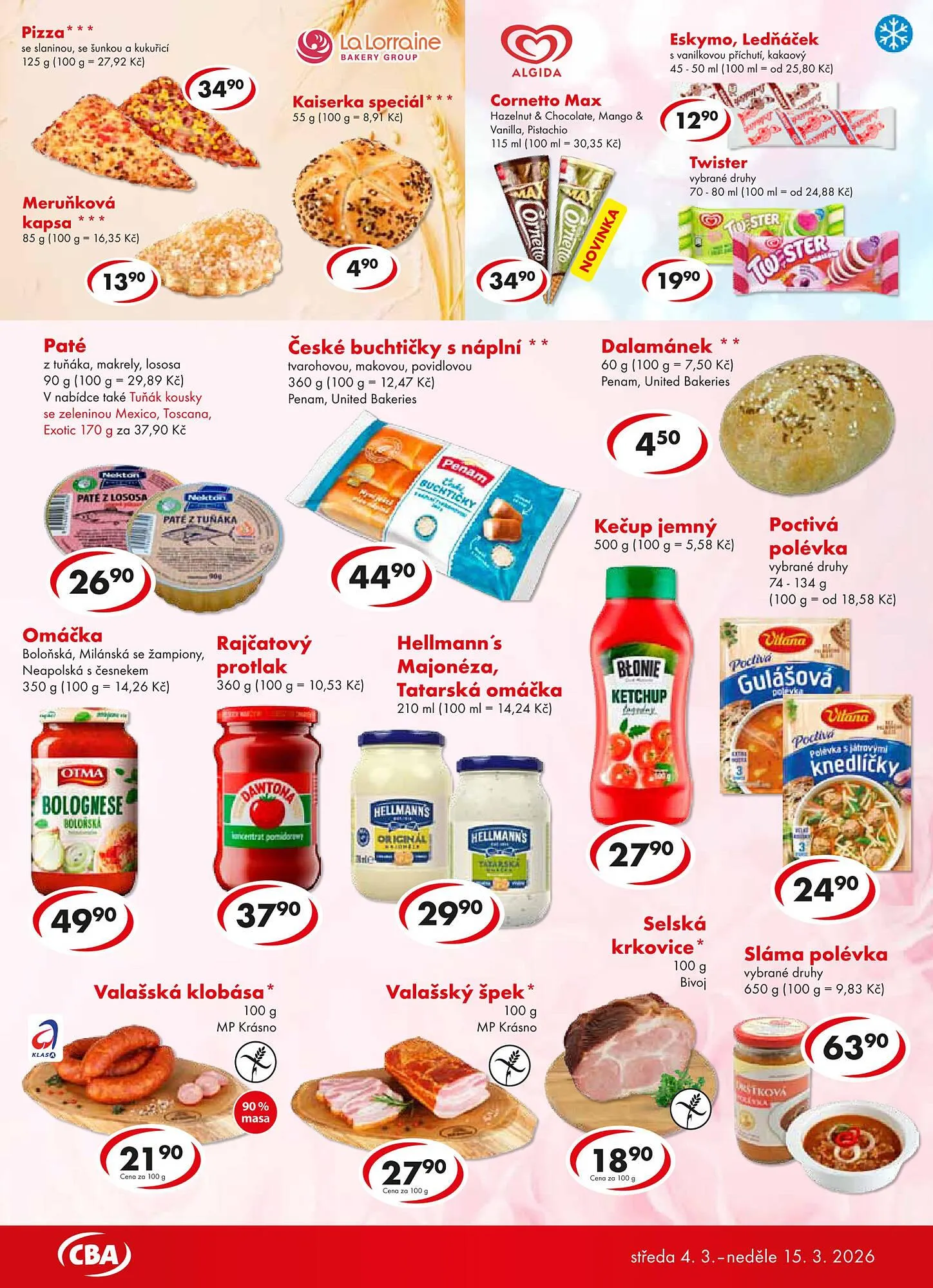 CBA leták - 4. března 15. března 2026 - Page 3