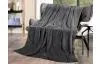 Flanelová deka Cashmere Dots 150x200 cm, antracitová