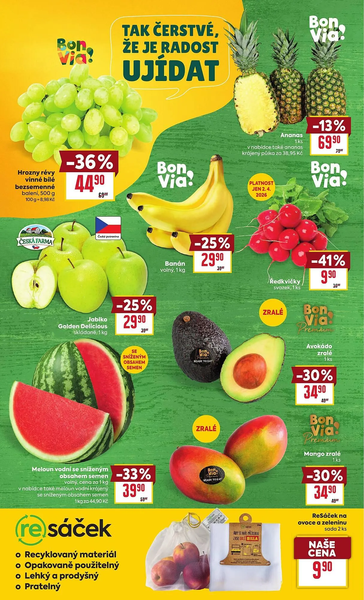 Billa leták - 1. dubna 7. dubna 2026 - Page 2