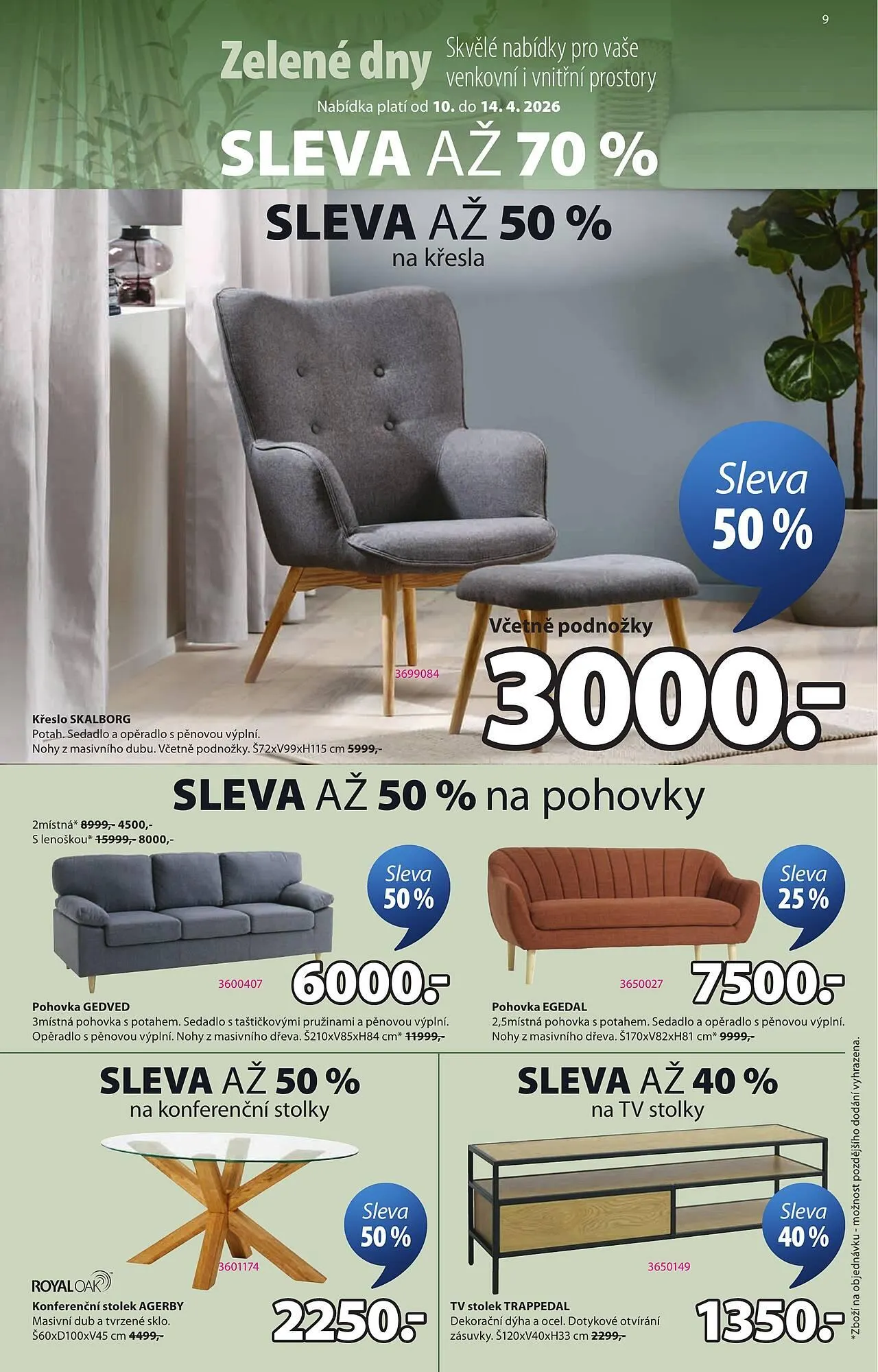 JYSK leták - 10. dubna 14. dubna 2026 - Page 9