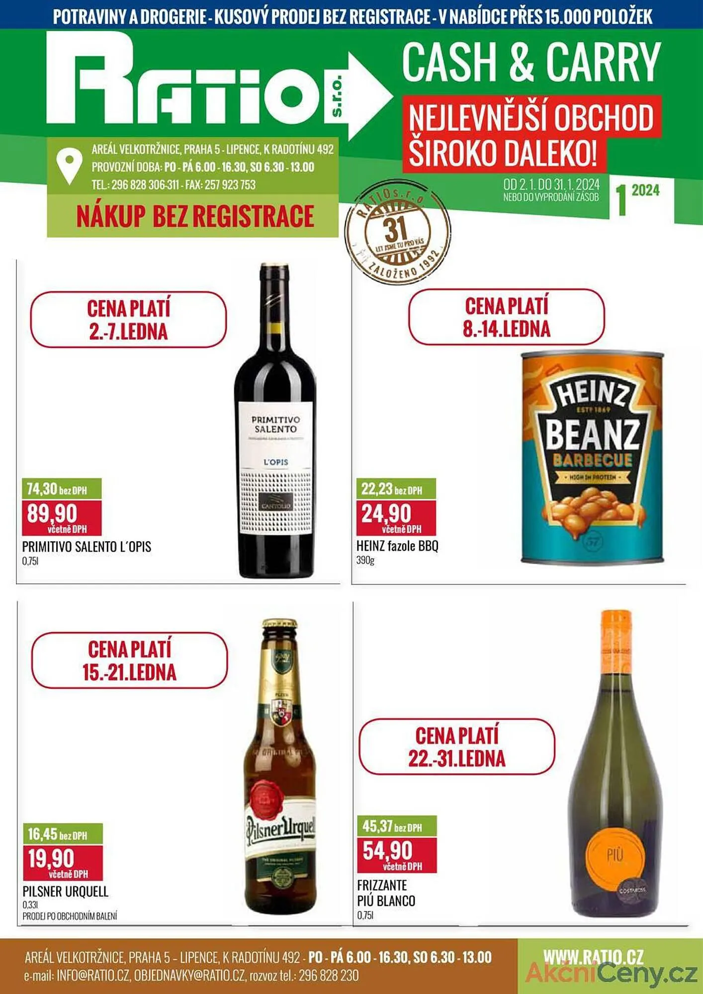 Ratio leták - 2. ledna 31. ledna 2024