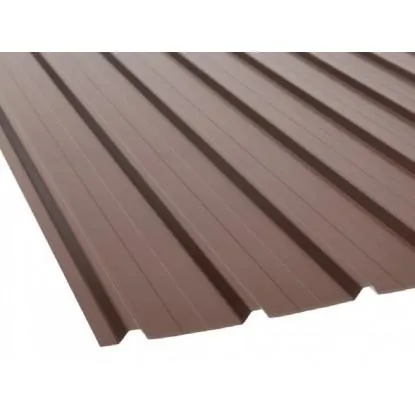 COVERNIT Trapézový plech T12 hnědá RAL 8017, 1000 x 910 mm