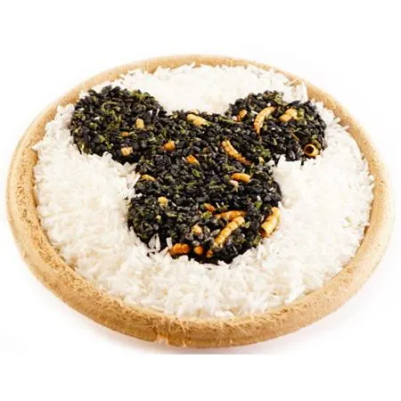 Ham-Stake proteinová lahůdka s moučnými červy na kokosu