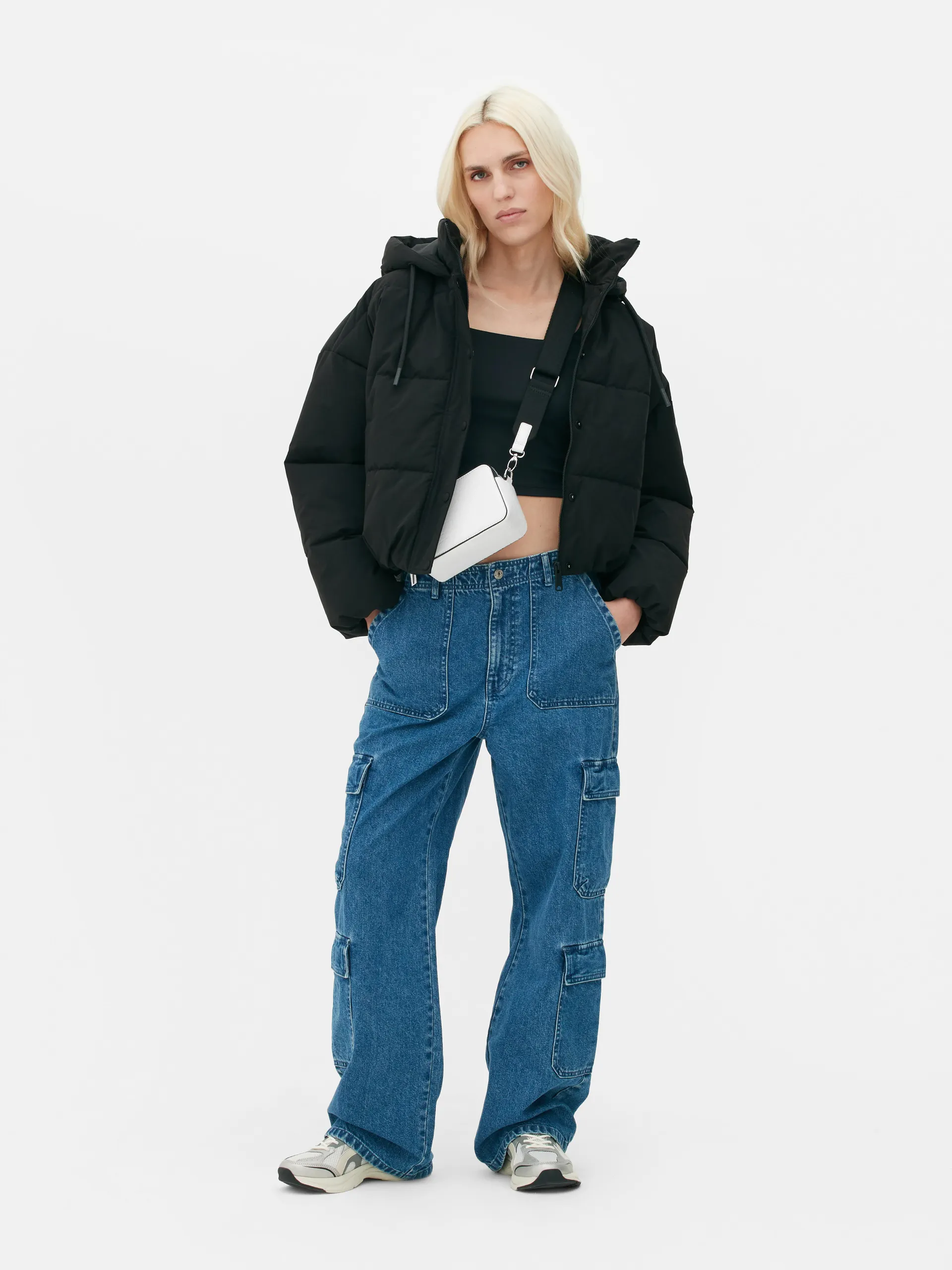 Zkrácená prošívaná bunda