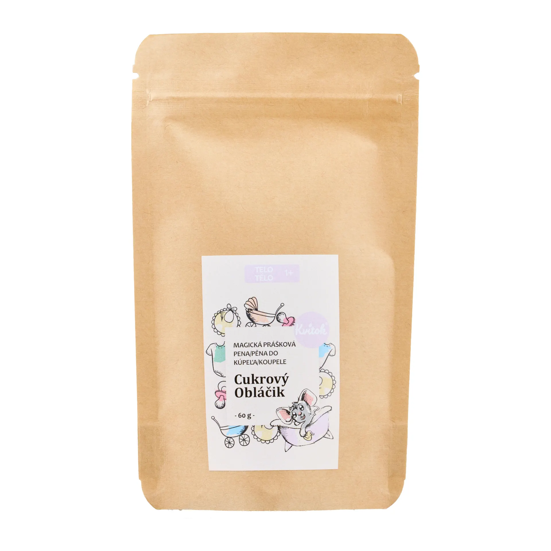 Kvitok Magická pěna do koupele Cukrový obláček -