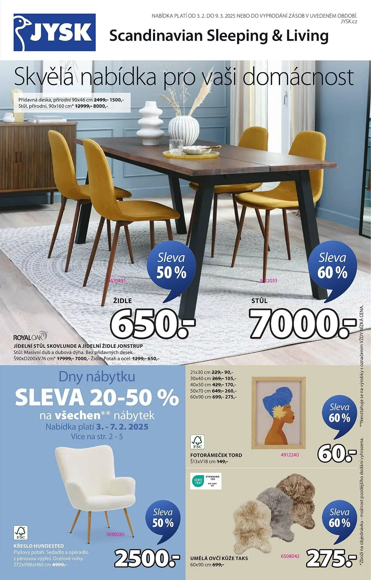 JYSK leták - 3. února 9. března 2025 - Page 1