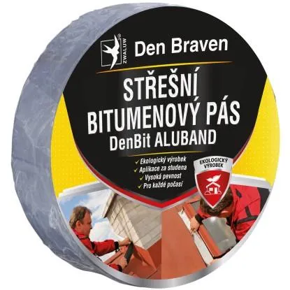 Den Braven Střešní bitumenový pás DenBit Aluband PLUS 50 mm x 10 m