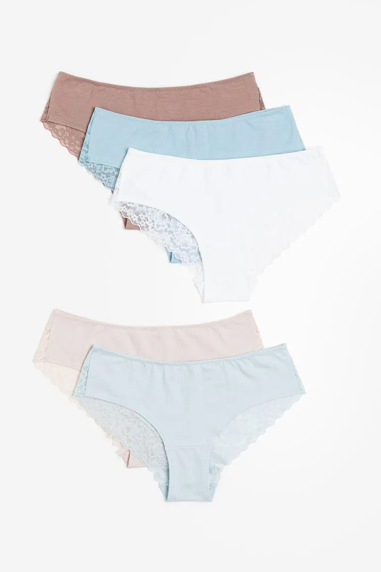 Lot de 5 culottes Hipster