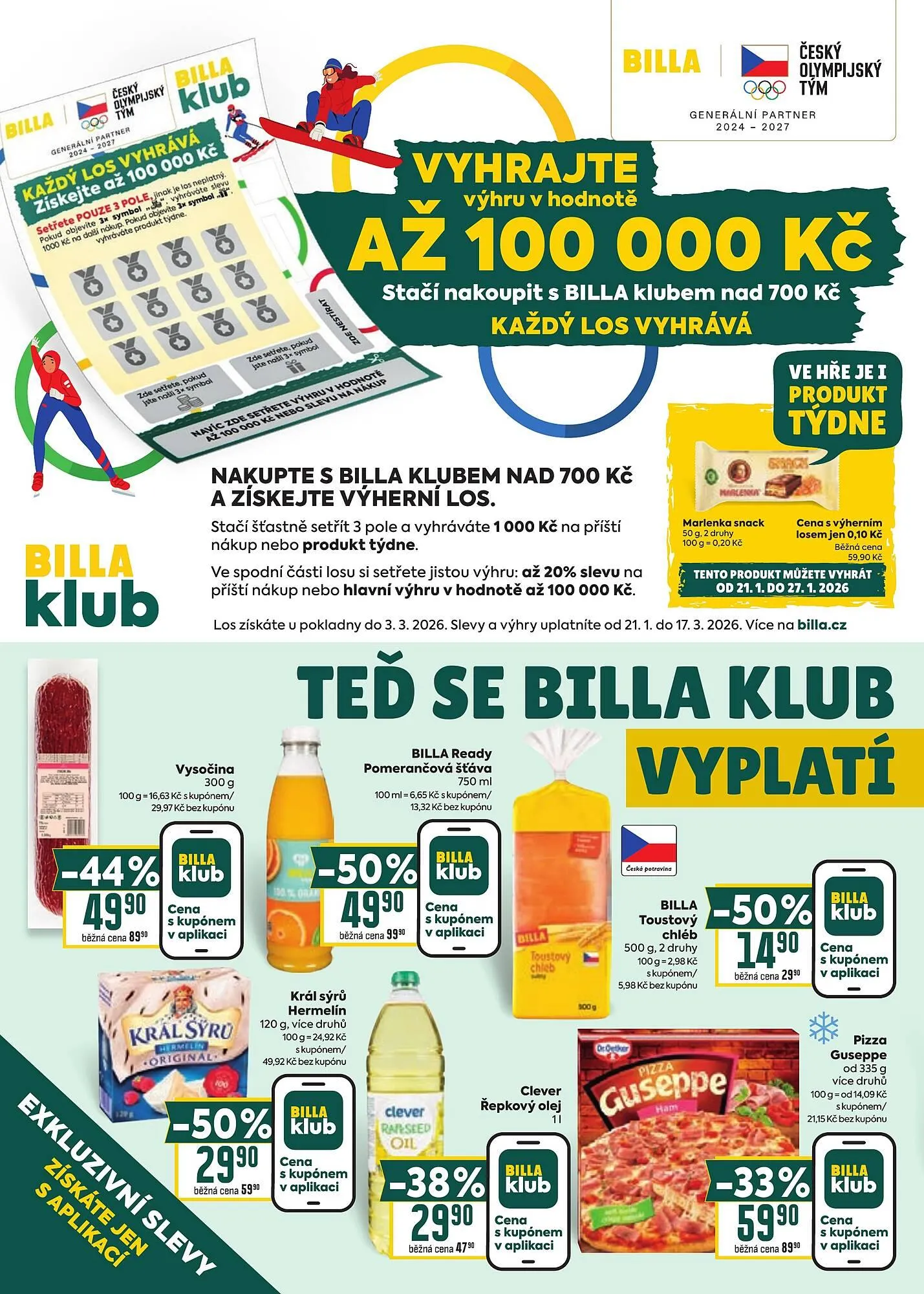 Billa leták - 21. ledna 27. ledna 2026 - Page 4