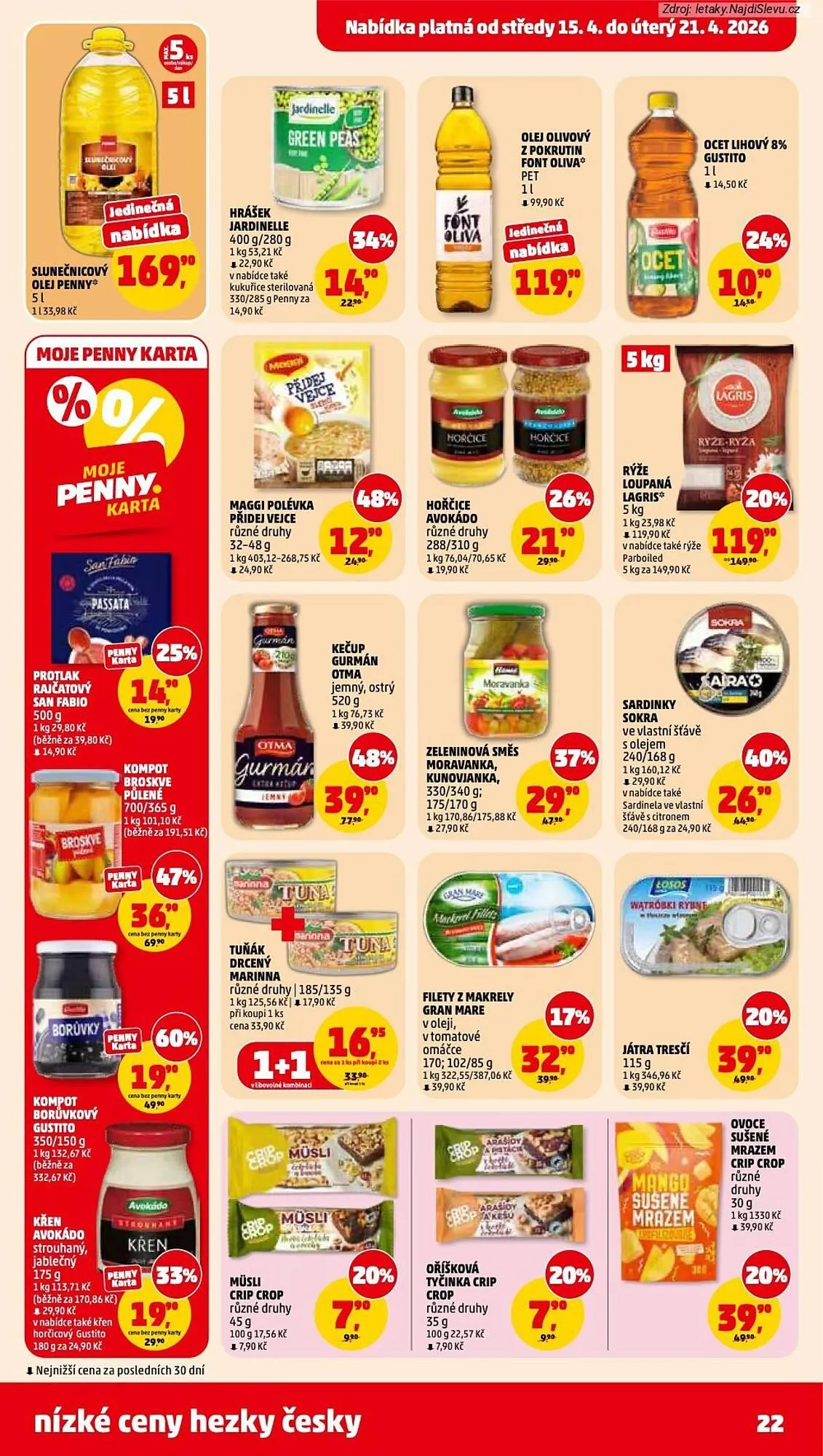 Penny Market leták - 15. dubna 21. dubna 2026 - Page 22
