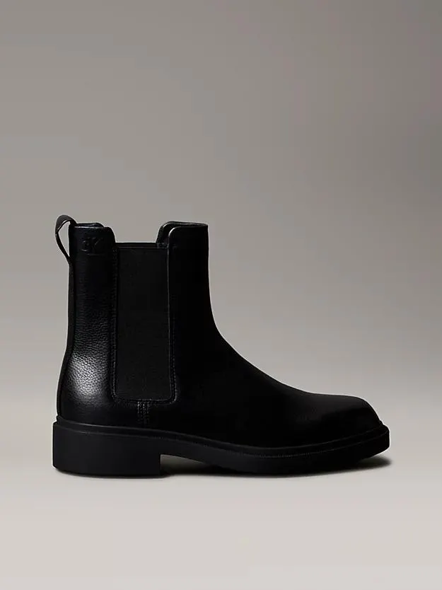Leather Airfit® Lugged Chelsea Boots