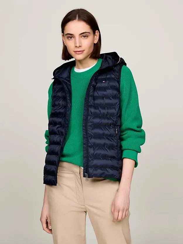 Down-Filled Quilted Vest