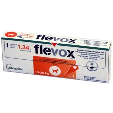 Flevox spot-on M pro psy 10-20 kg 1x 1,34 ml