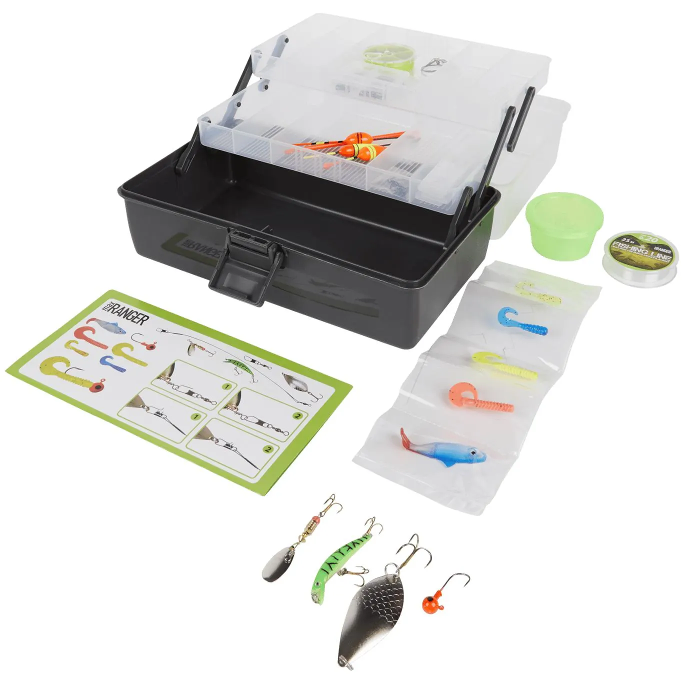 Naplněný rybářský kufr Max Ranger